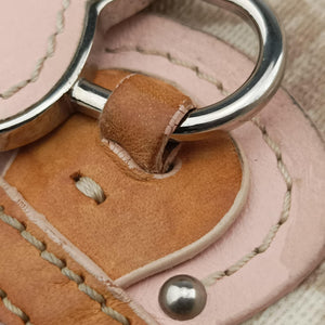 Vintage Christian Dior Trotter Romantique Beige x Pink x Brown PVC Coated canvas x leather  shoulderbag | stylenewstar