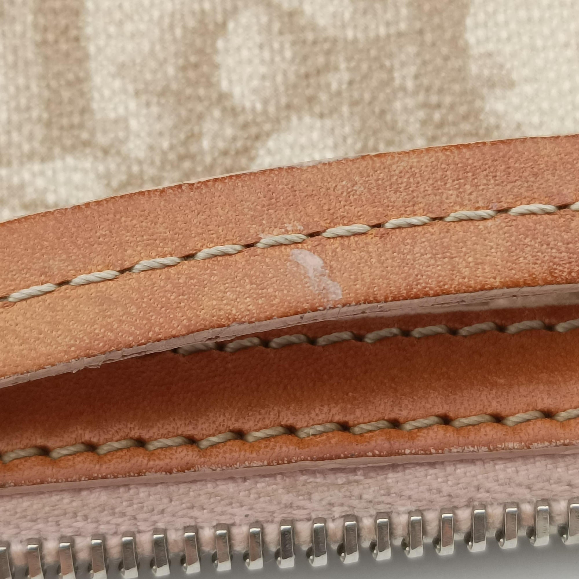 Vintage Christian Dior Trotter Romantique Beige x Pink x Brown PVC Coated canvas x leather  shoulderbag | stylenewstar