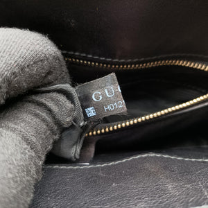 Pre-owned Gucci Emily Black Leather 295403 shoulderbag | stylenewstar