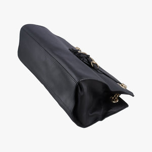 Pre-owned Gucci Emily Black Leather 295403 shoulderbag | stylenewstar