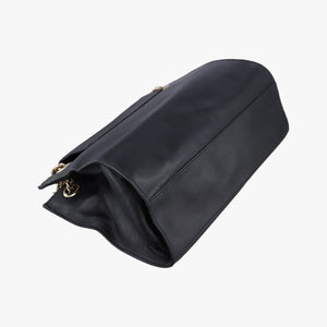Pre-owned Gucci Emily Black Leather 295403 shoulderbag | stylenewstar