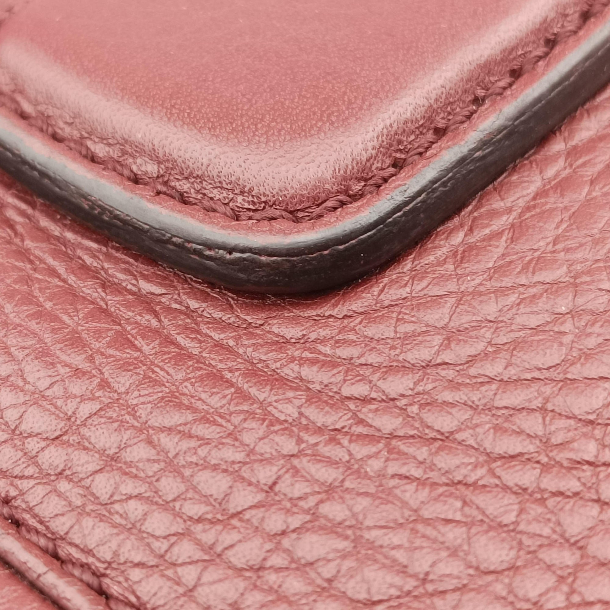 Pre-owned Gucci Interlocking G Soho business Burgundy Leather 322057 handbag | stylenewstar