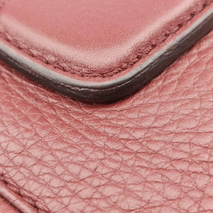 Pre-owned Gucci Interlocking G Soho business Burgundy Leather 322057 handbag | stylenewstar