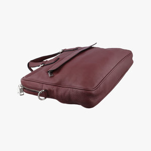 Pre-owned Gucci Interlocking G Soho business Burgundy Leather 322057 handbag | stylenewstar