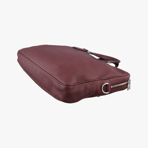 Pre-owned Gucci Interlocking G Soho business Burgundy Leather 322057 handbag | stylenewstar