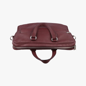 Pre-owned Gucci Interlocking G Soho business Burgundy Leather 322057 handbag | stylenewstar