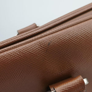 Vintage Prada business bag briefcase Brown SAFFIANO Leather 2VE363 handbag | stylenewstar