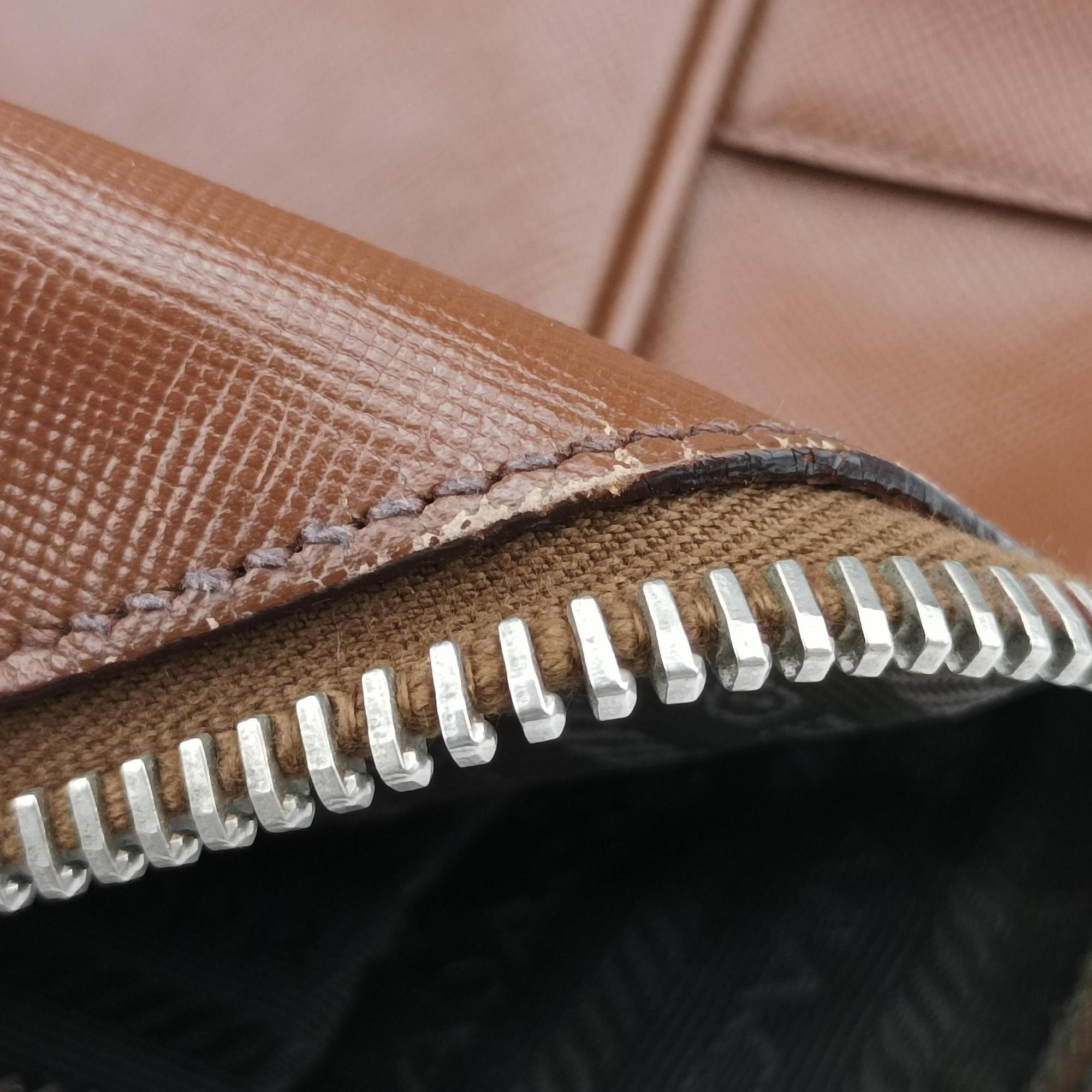 Vintage Prada business bag briefcase Brown SAFFIANO Leather 2VE363 handbag | stylenewstar