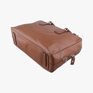 Vintage Prada business bag briefcase Brown SAFFIANO Leather 2VE363 handbag | stylenewstar