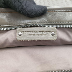 Pre-owned Bottega Veneta Intrecciato Grey lambskin  handbag | stylenewstar