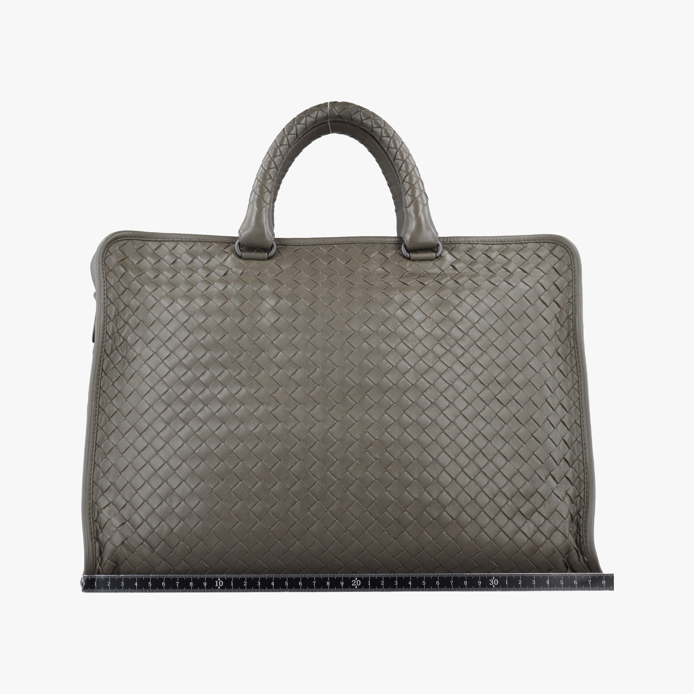 Pre-owned Bottega Veneta Intrecciato Grey lambskin  handbag | stylenewstar