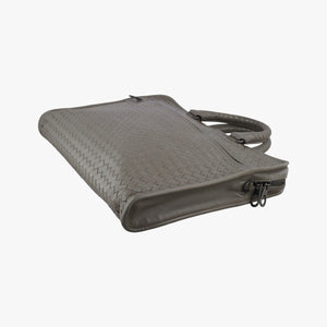 Pre-owned Bottega Veneta Intrecciato Grey lambskin  handbag | stylenewstar