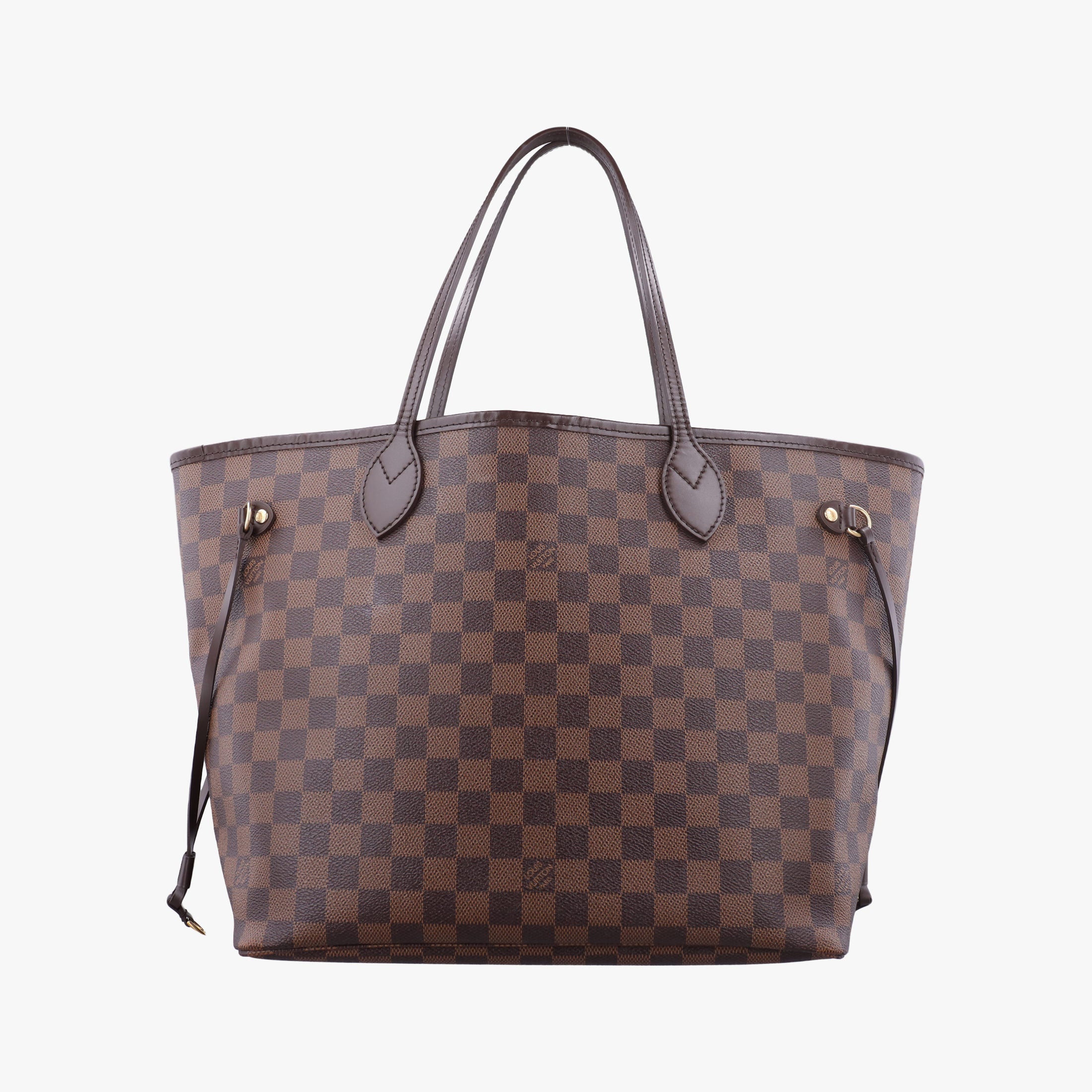 Pre-owned Louis Vuitton NEVERFULL MM EBENE Damier Canvas N51105 shoulderbag | stylenewstar