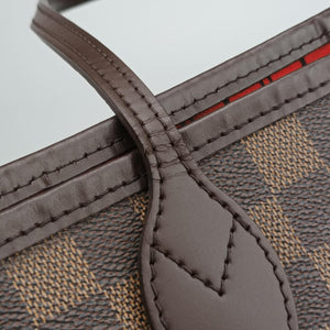 Pre-owned Louis Vuitton NEVERFULL MM EBENE Damier Canvas N51105 shoulderbag | stylenewstar