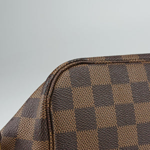 Pre-owned Louis Vuitton NEVERFULL MM EBENE Damier Canvas N51105 shoulderbag | stylenewstar