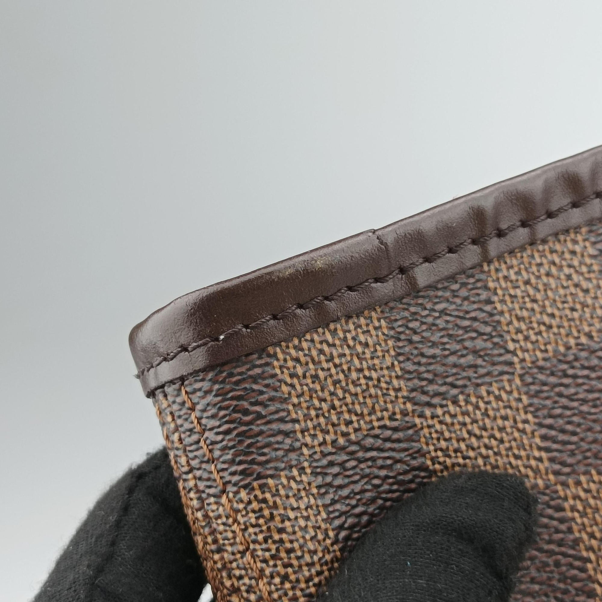 Pre-owned Louis Vuitton NEVERFULL MM EBENE Damier Canvas N51105 shoulderbag | stylenewstar