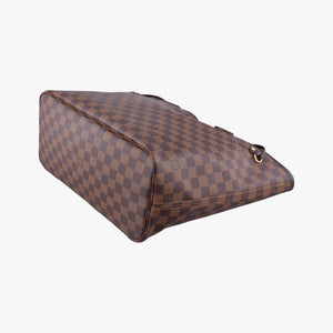 Pre-owned Louis Vuitton NEVERFULL MM EBENE Damier Canvas N51105 shoulderbag | stylenewstar