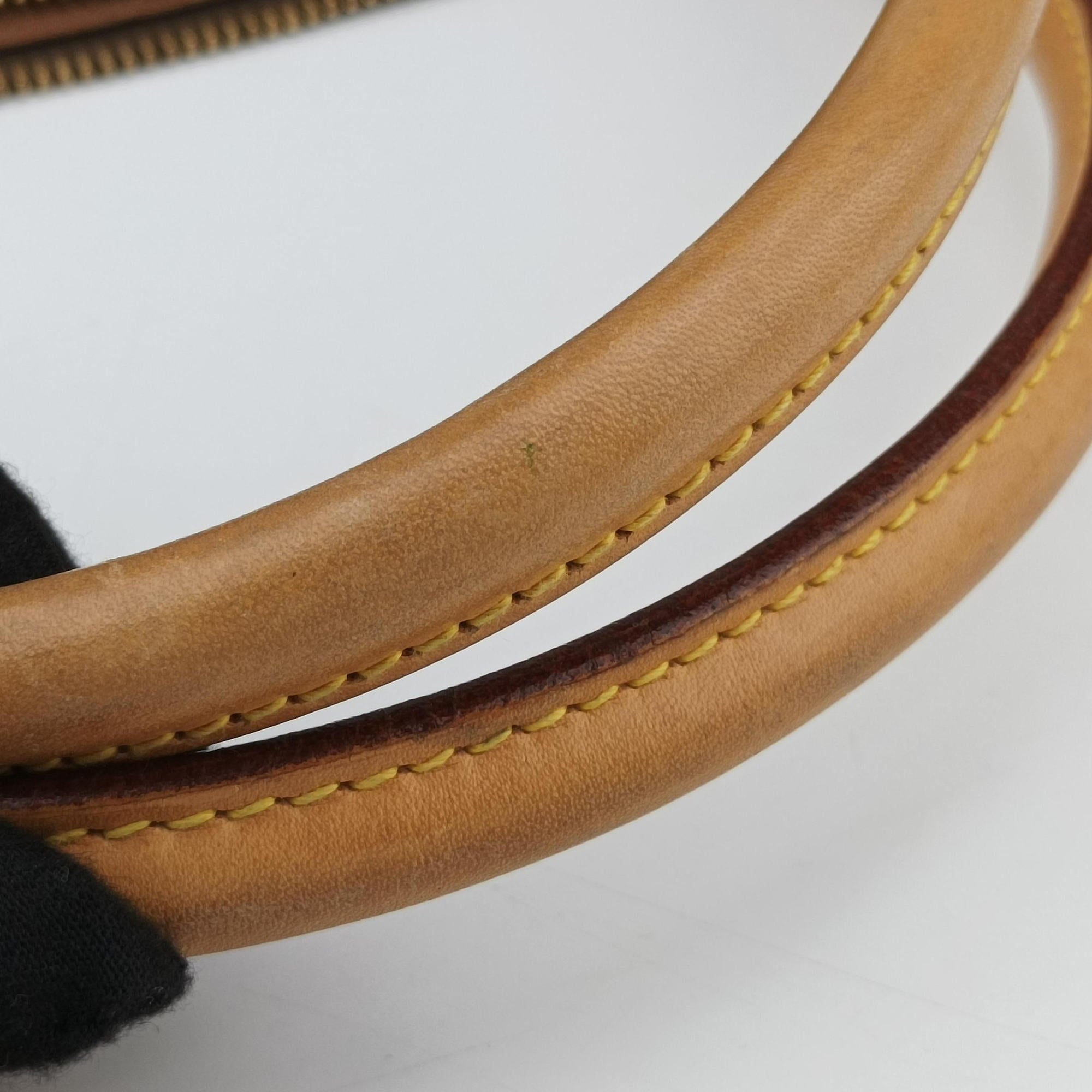 Pre-owned Louis Vuitton Lockit Horizontal Brown Monogram Canvas M40104 handbag | stylenewstar