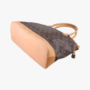 Pre-owned Louis Vuitton Lockit Horizontal Brown Monogram Canvas M40104 handbag | stylenewstar