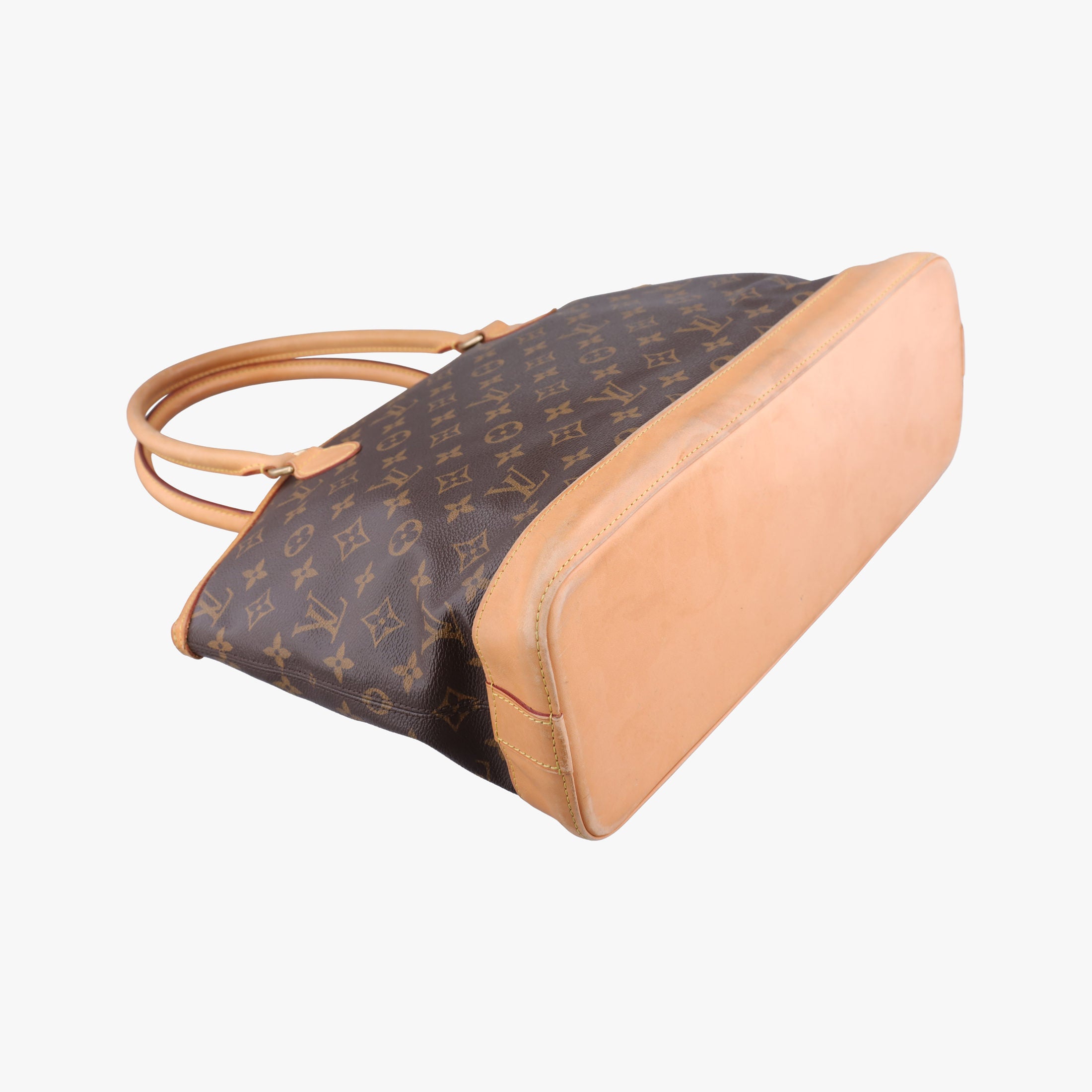 Pre-owned Louis Vuitton Lockit Horizontal Brown Monogram Canvas M40104 handbag | stylenewstar