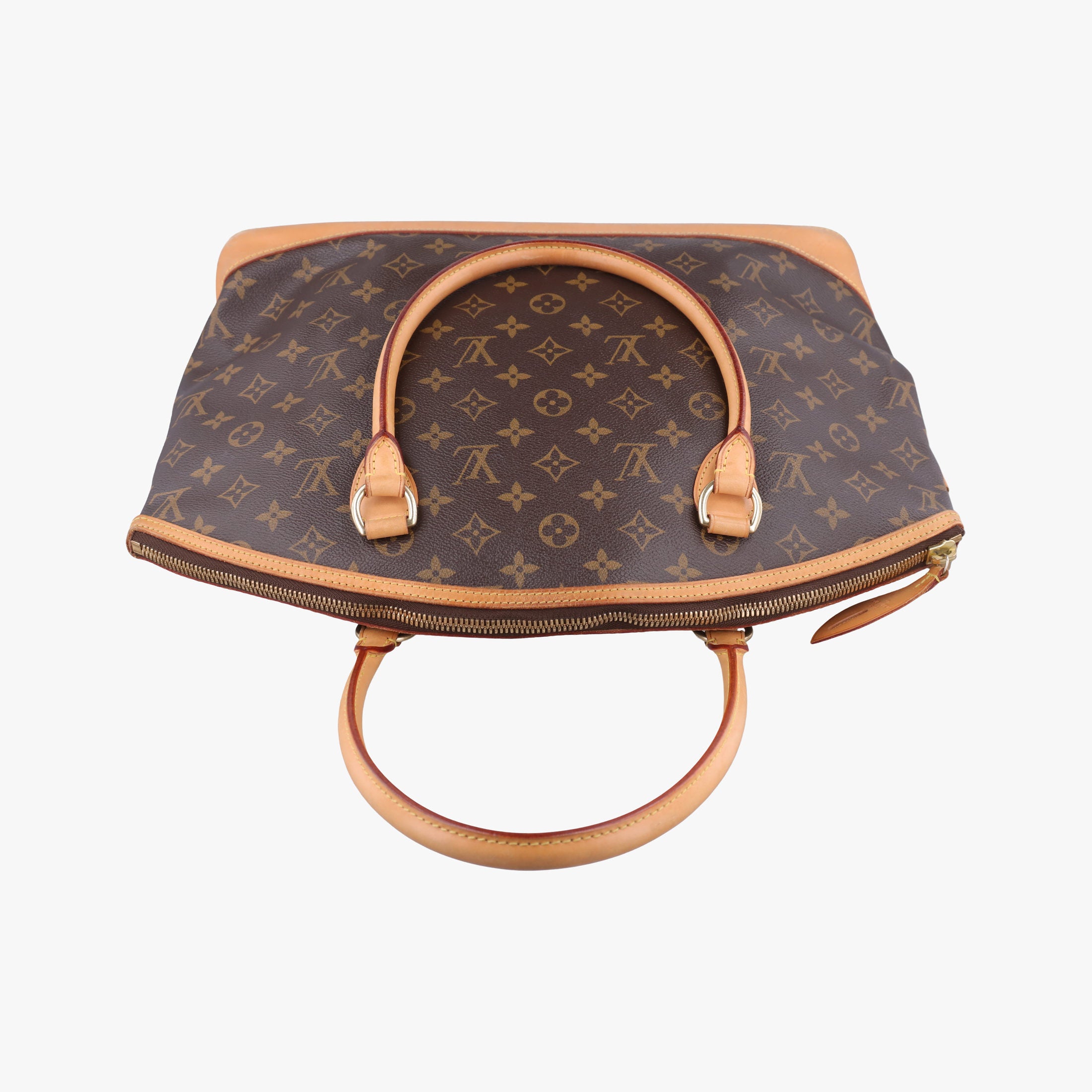 Pre-owned Louis Vuitton Lockit Horizontal Brown Monogram Canvas M40104 handbag | stylenewstar