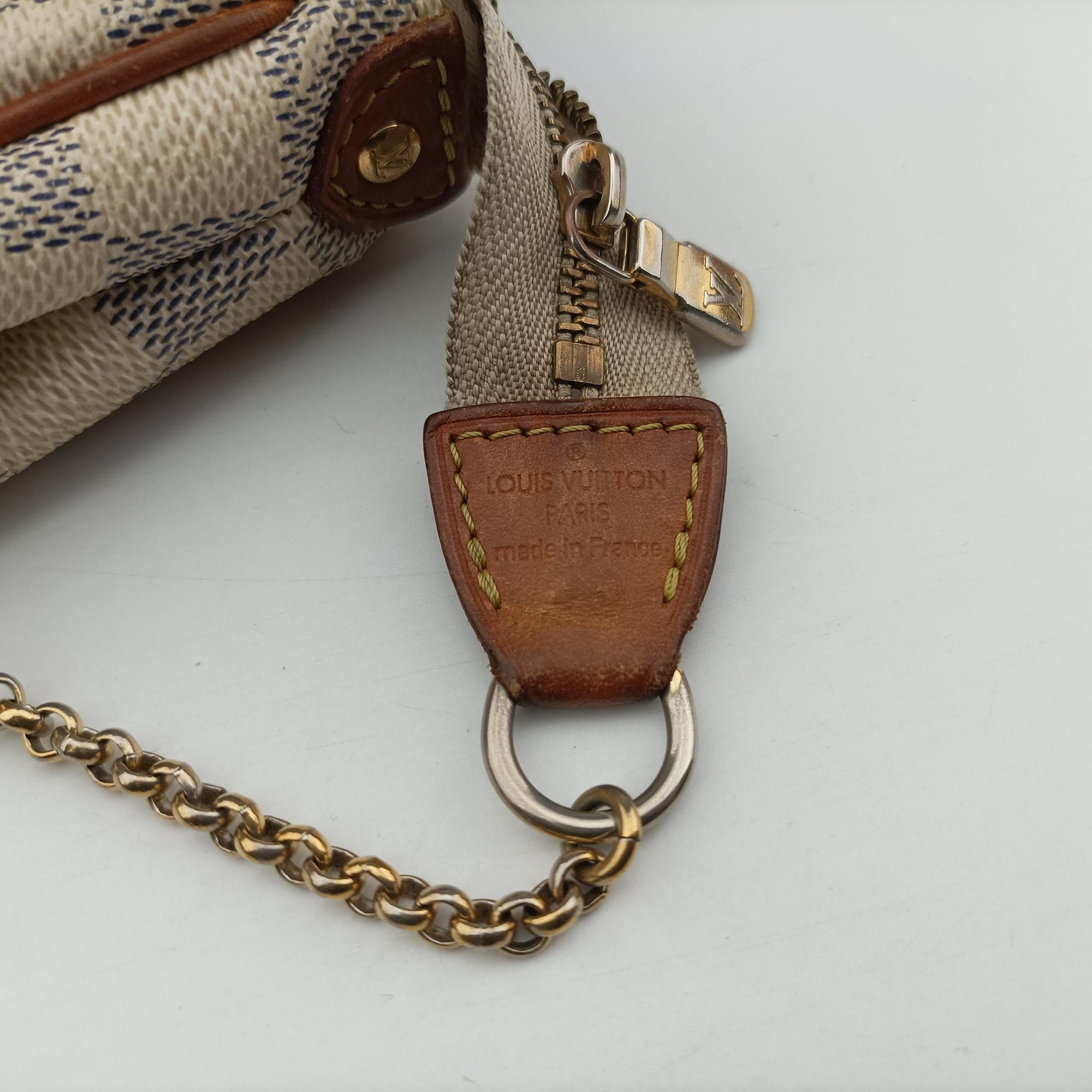 Secondhand Louis Vuitton EVA AZUR Damier Canvas N55214 shoulderbag | stylenewstar