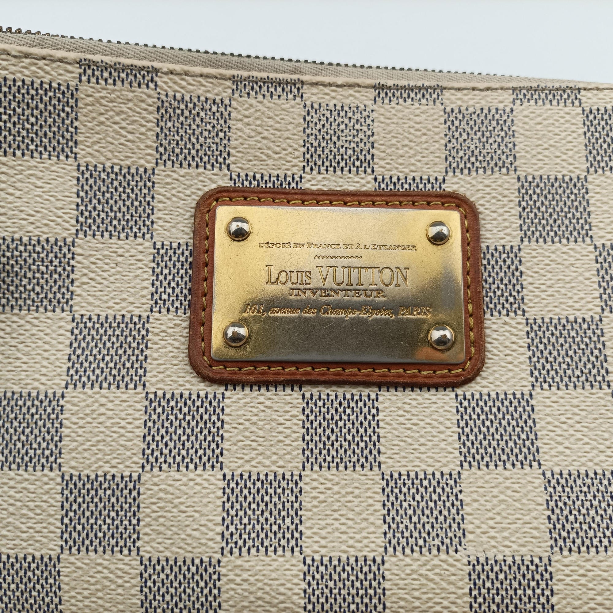 Secondhand Louis Vuitton EVA AZUR Damier Canvas N55214 shoulderbag | stylenewstar