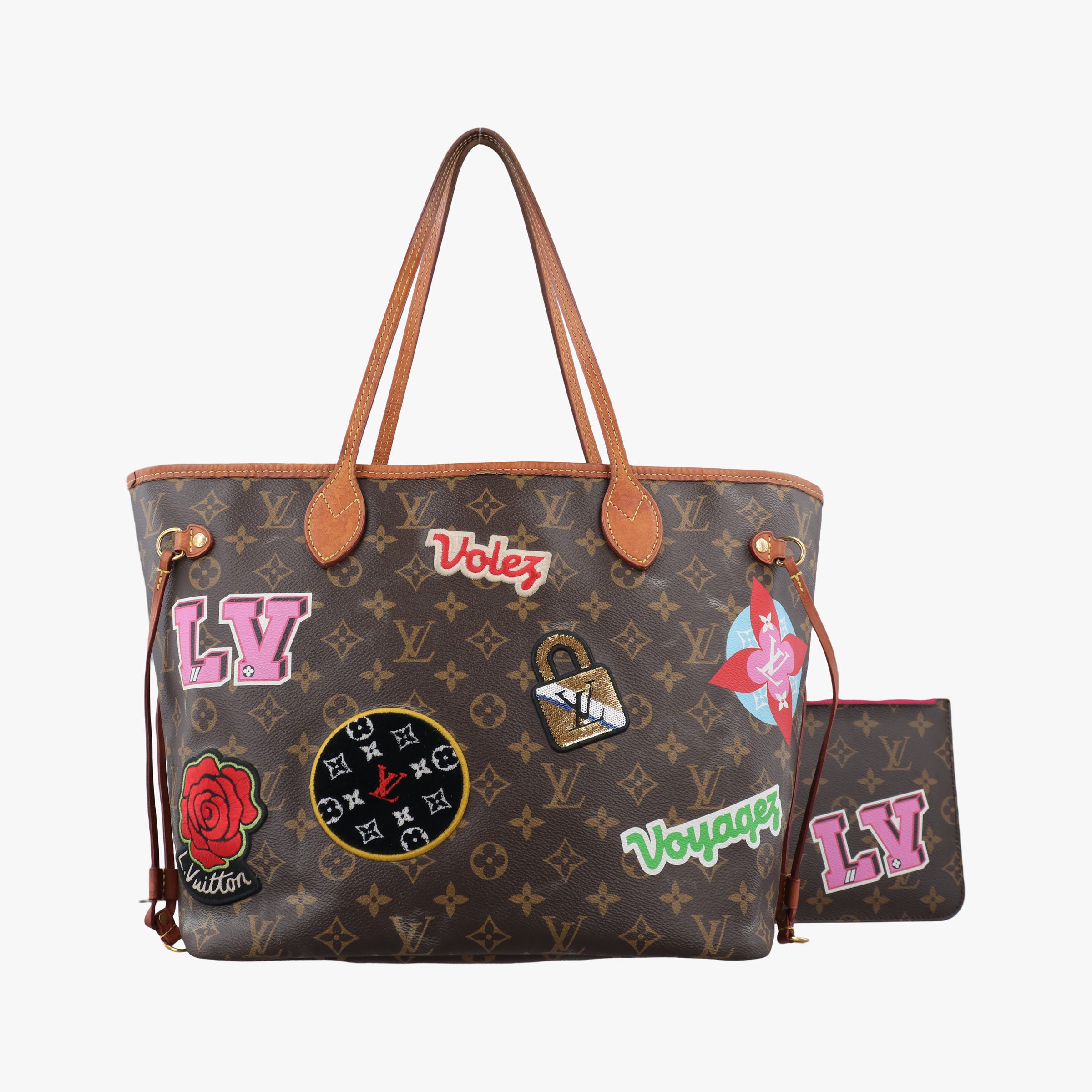 Pre-owned Louis Vuitton Neverfull MM brown×multi Monogram Canvas M43988 shoulderbag | stylenewstar