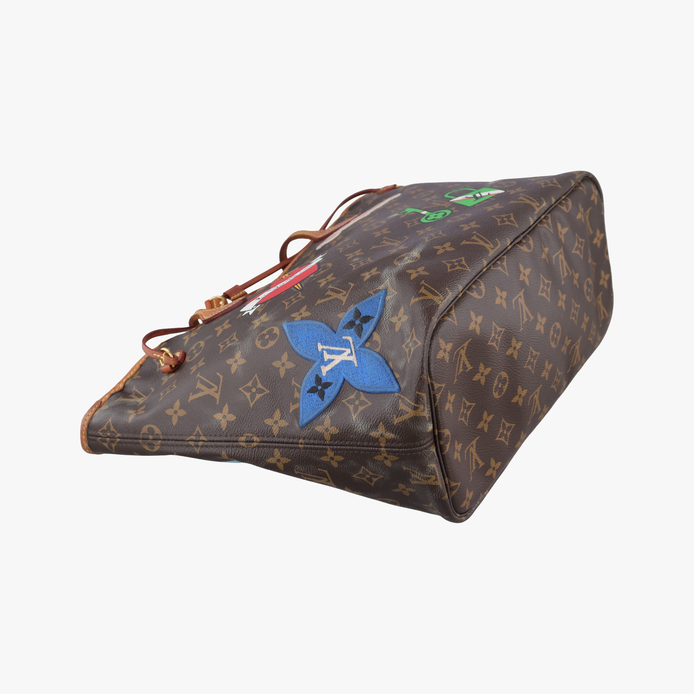 Pre-owned Louis Vuitton Neverfull MM brown×multi Monogram Canvas M43988 shoulderbag | stylenewstar