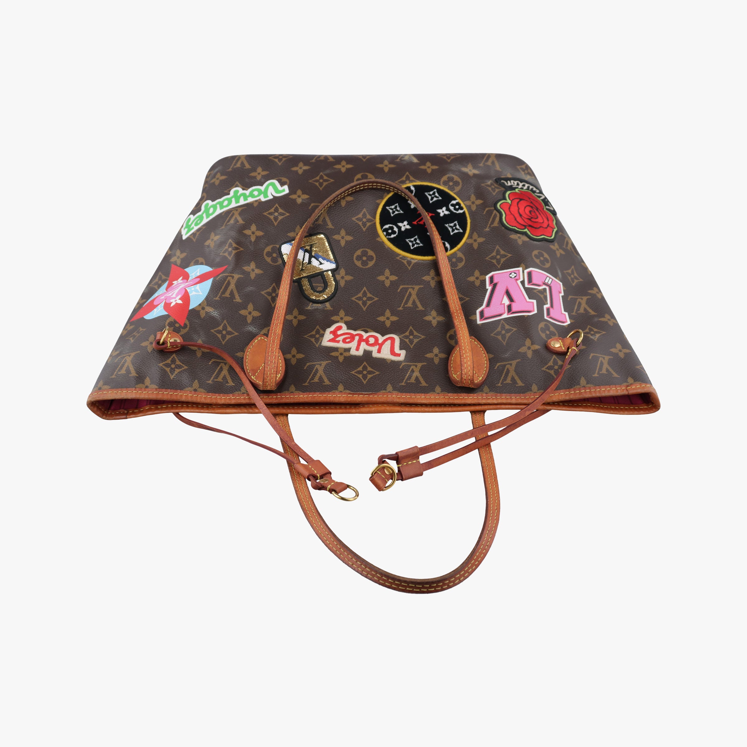 Pre-owned Louis Vuitton Neverfull MM brown×multi Monogram Canvas M43988 shoulderbag | stylenewstar