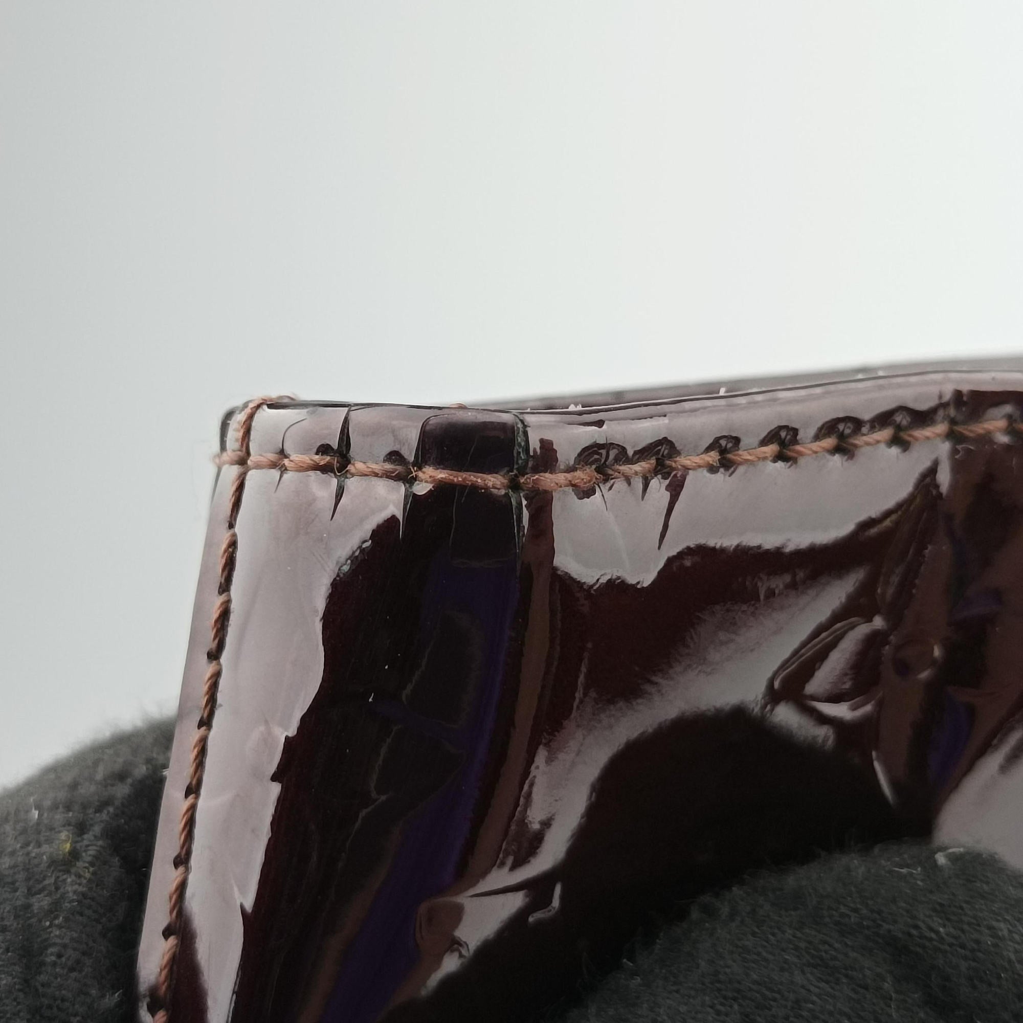 Pre-owned Louis Vuitton Brentwood AMARANTE Vernis M91994 shoulderbag | stylenewstar