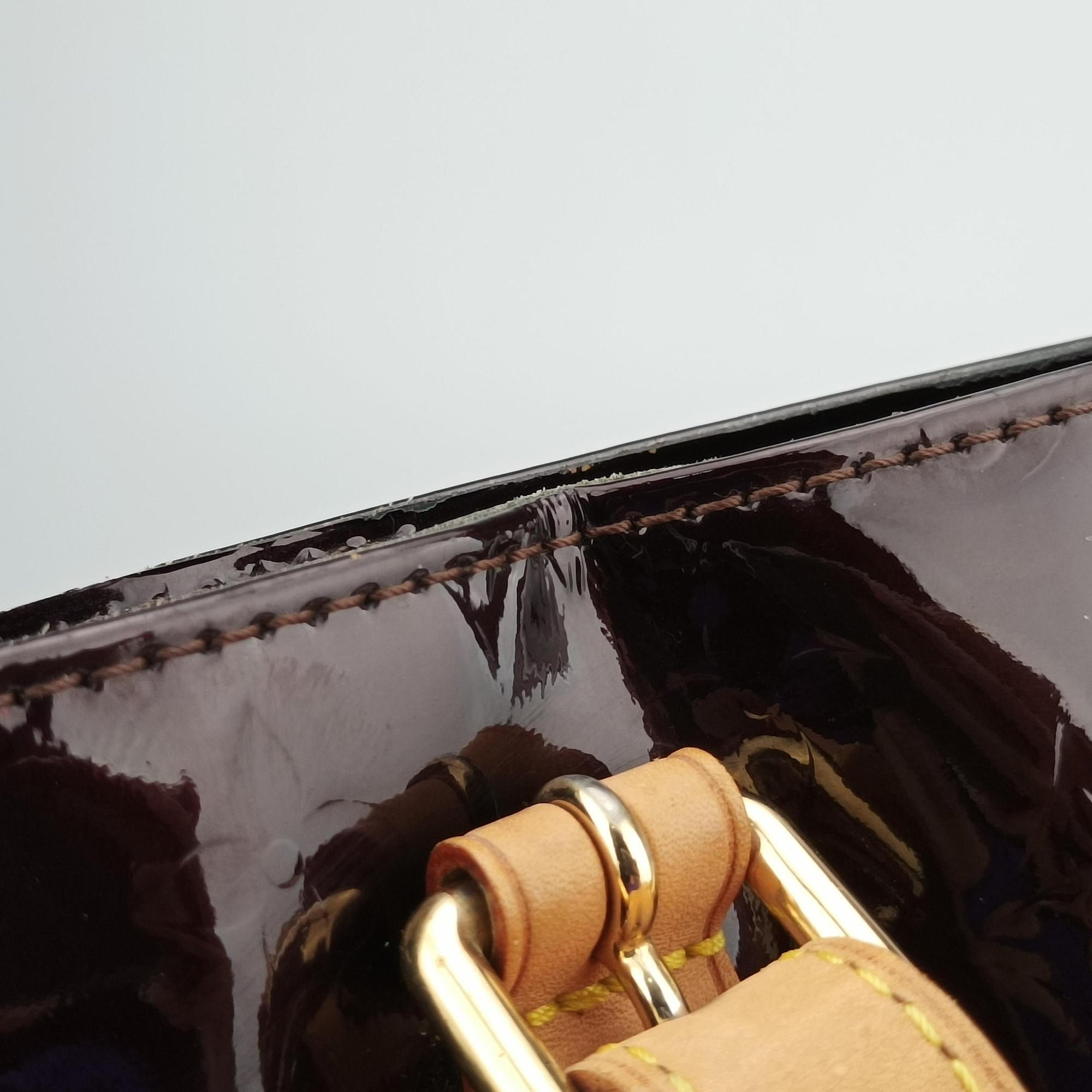 Pre-owned Louis Vuitton Brentwood AMARANTE Vernis M91994 shoulderbag | stylenewstar