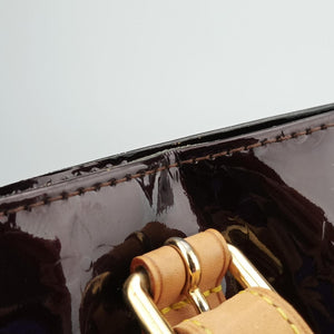 Pre-owned Louis Vuitton Brentwood AMARANTE Vernis M91994 shoulderbag | stylenewstar