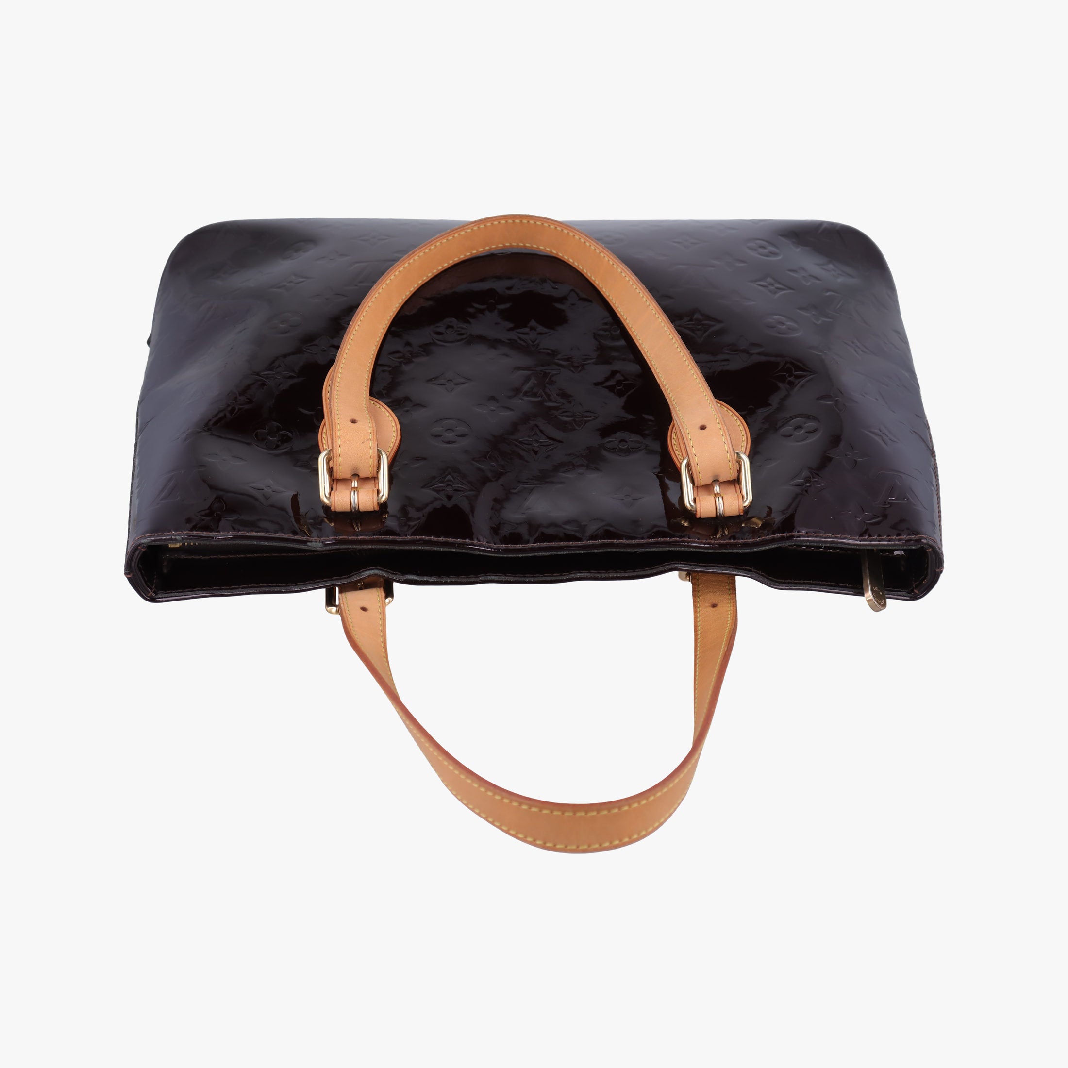 Pre-owned Louis Vuitton Brentwood AMARANTE Vernis M91994 shoulderbag | stylenewstar