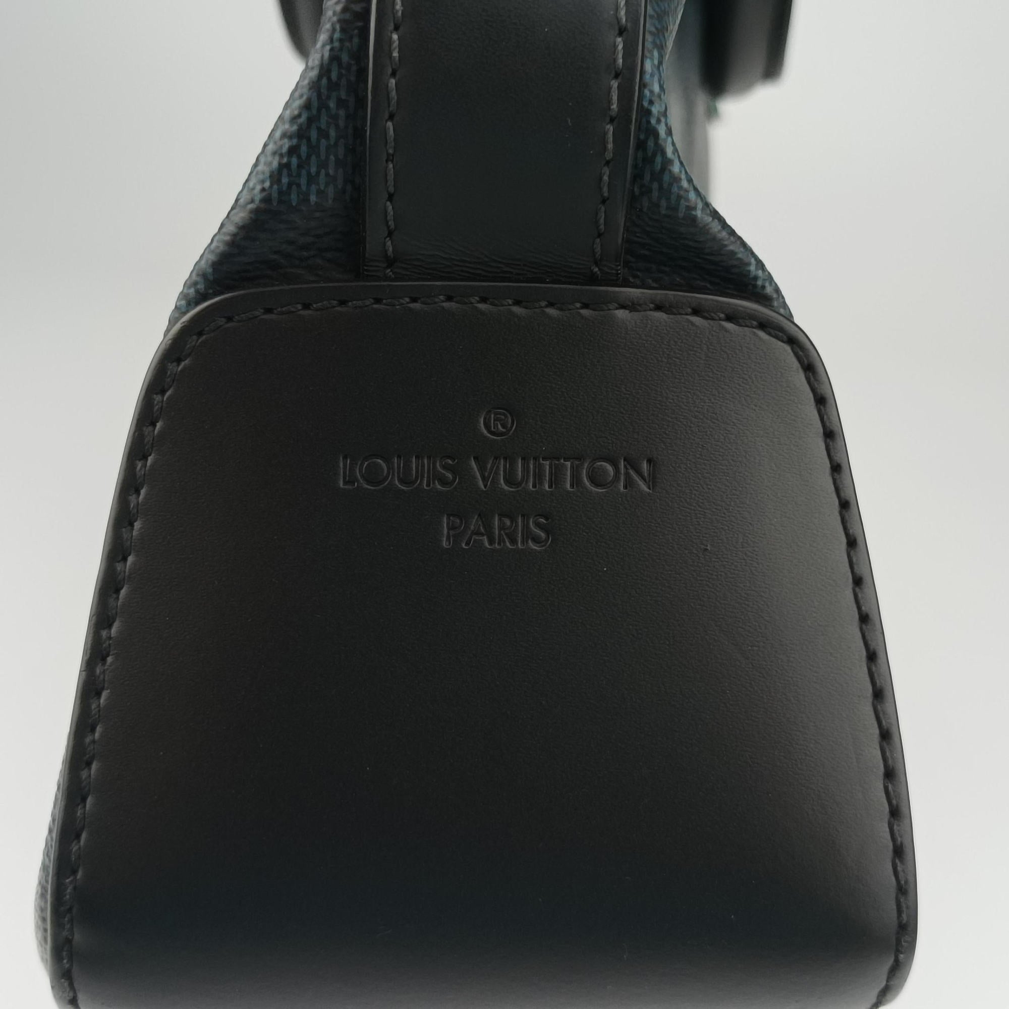 Pre-owned Louis Vuitton Greenwich Noir Damier Cobalt N41351 handbag | stylenewstar