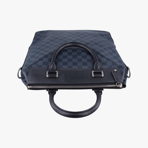 Pre-owned Louis Vuitton Greenwich Noir Damier Cobalt N41351 handbag | stylenewstar