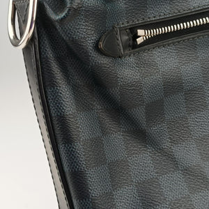 Secondhand Louis Vuitton Messenger Greenwich Navy×Noir Damier Cobalt N41348 shoulderbag | stylenewstar