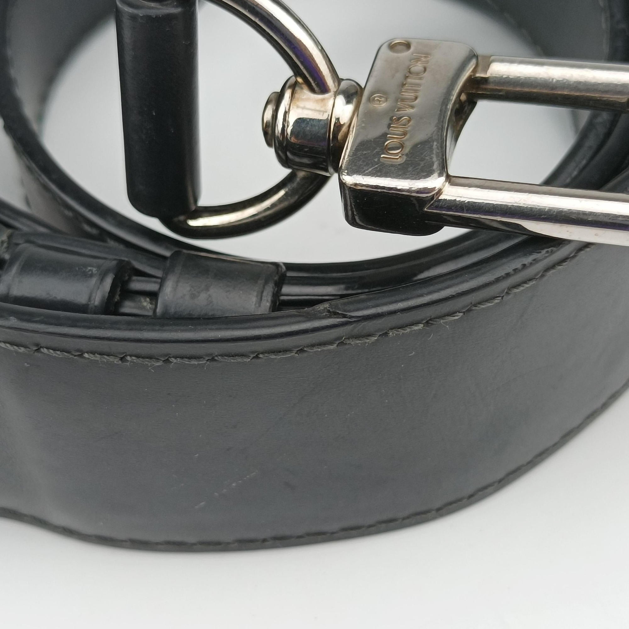 Secondhand Louis Vuitton Messenger Greenwich Navy×Noir Damier Cobalt N41348 shoulderbag | stylenewstar