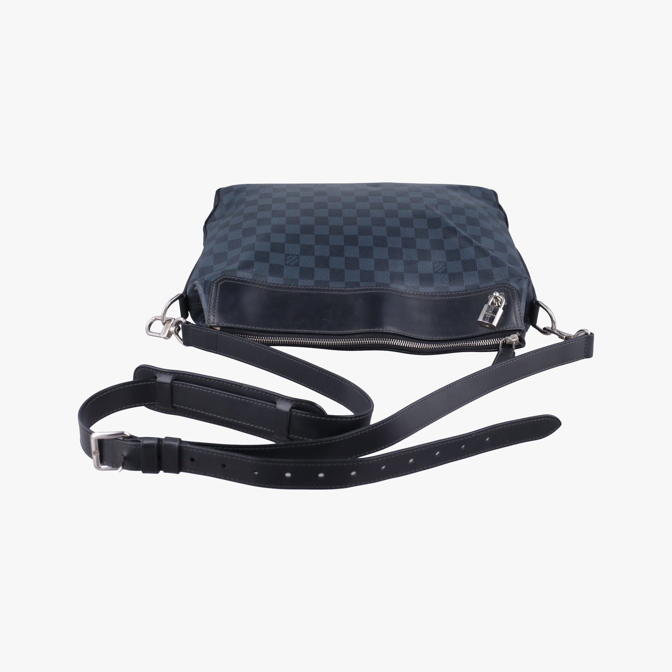 Secondhand Louis Vuitton Messenger Greenwich Navy×Noir Damier Cobalt N41348 shoulderbag | stylenewstar