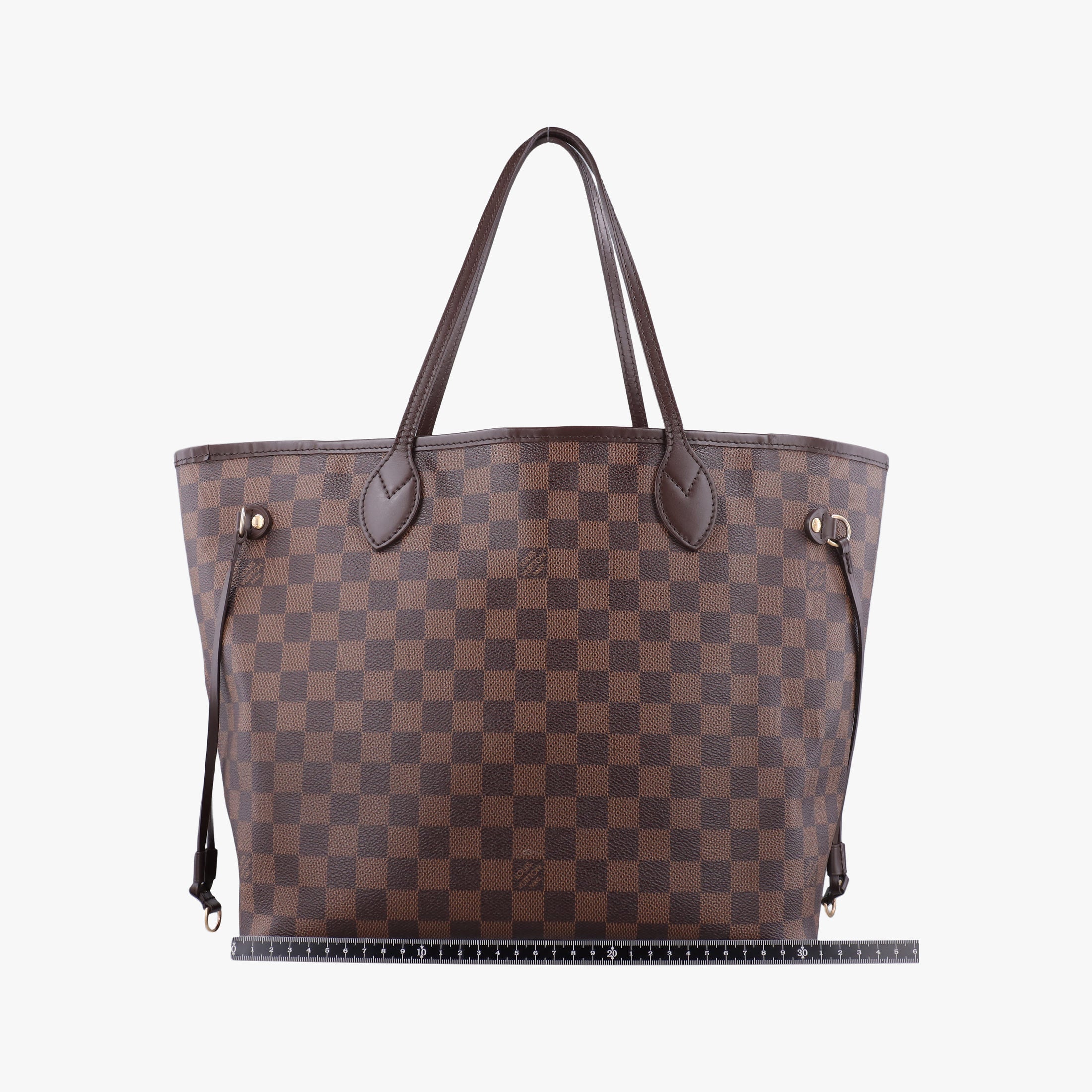Pre-owned Louis Vuitton NEVERFULL MM EBENE Damier Canvas N51105 shoulderbag | stylenewstar