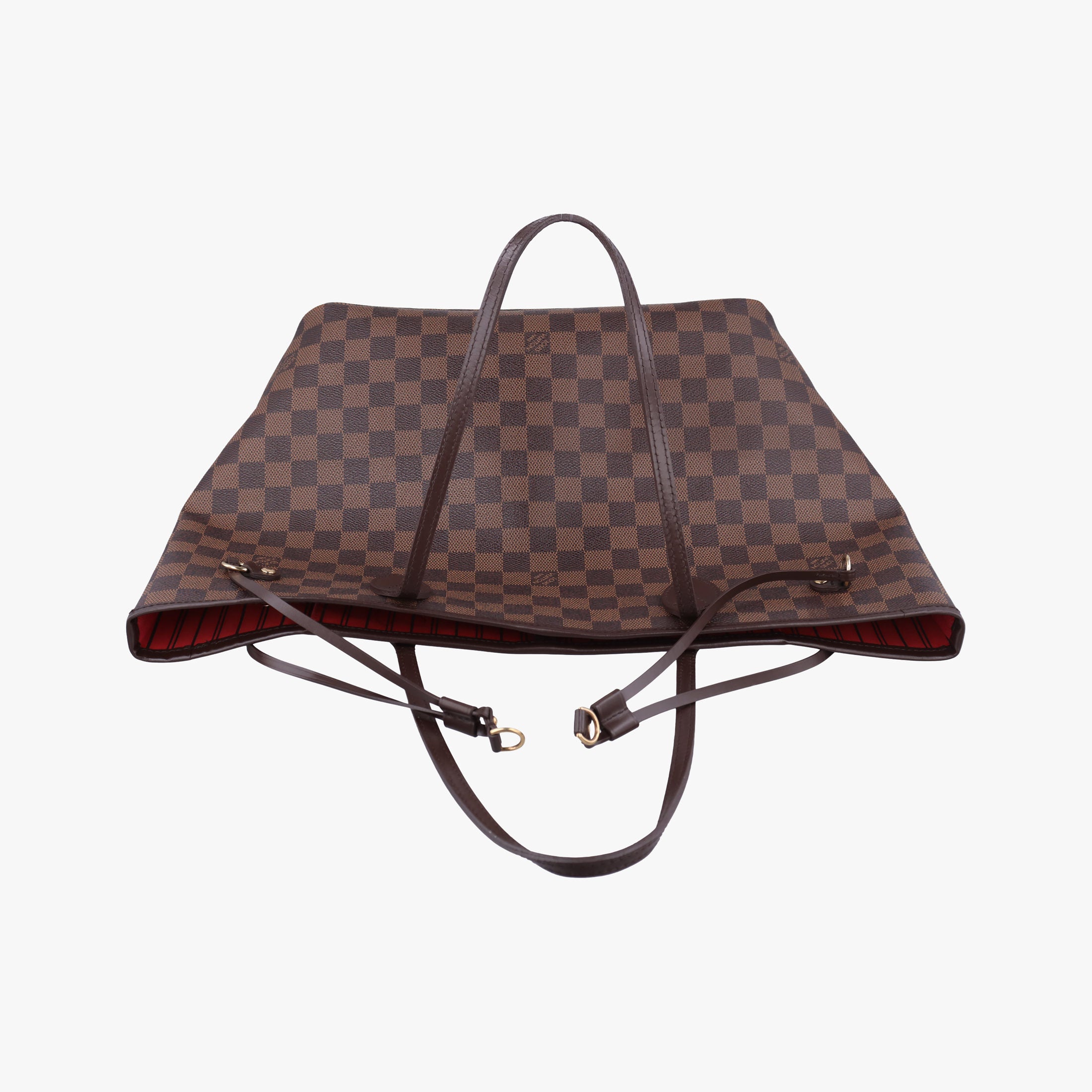Pre-owned Louis Vuitton NEVERFULL MM EBENE Damier Canvas N51105 shoulderbag | stylenewstar
