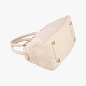 Pre-owned Louis Vuitton Trapeze PM RosePink Monogram Mini Lin	Canvas × Leather M40062 handbag | stylenewstar