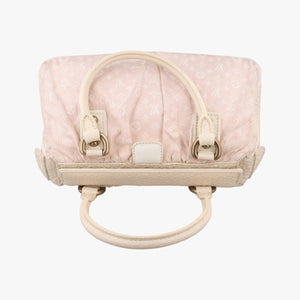 Pre-owned Louis Vuitton Trapeze PM RosePink Monogram Mini Lin	Canvas × Leather M40062 handbag | stylenewstar