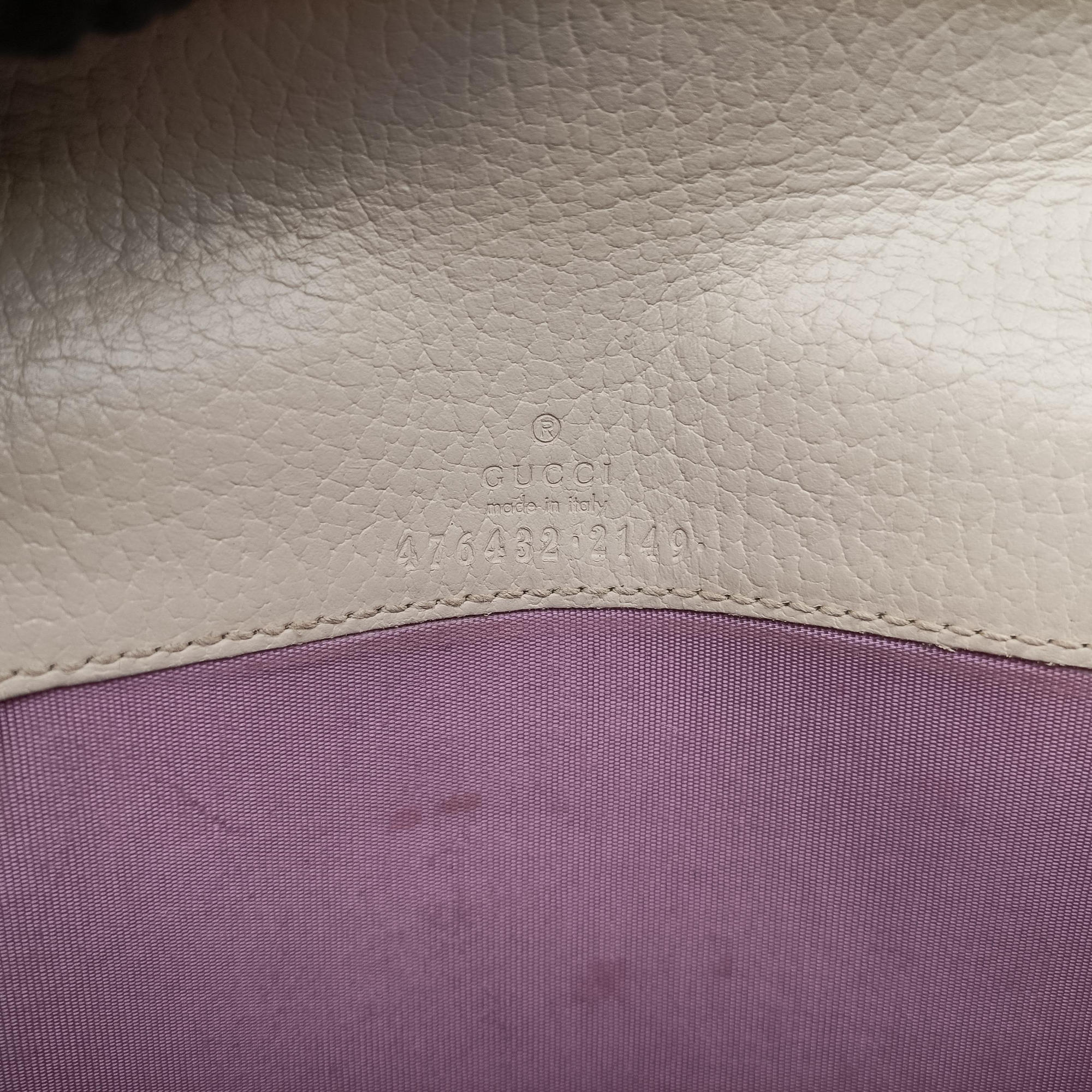Vintage Gucci Dionysus White Leather 476432 shoulderbag | stylenewstar