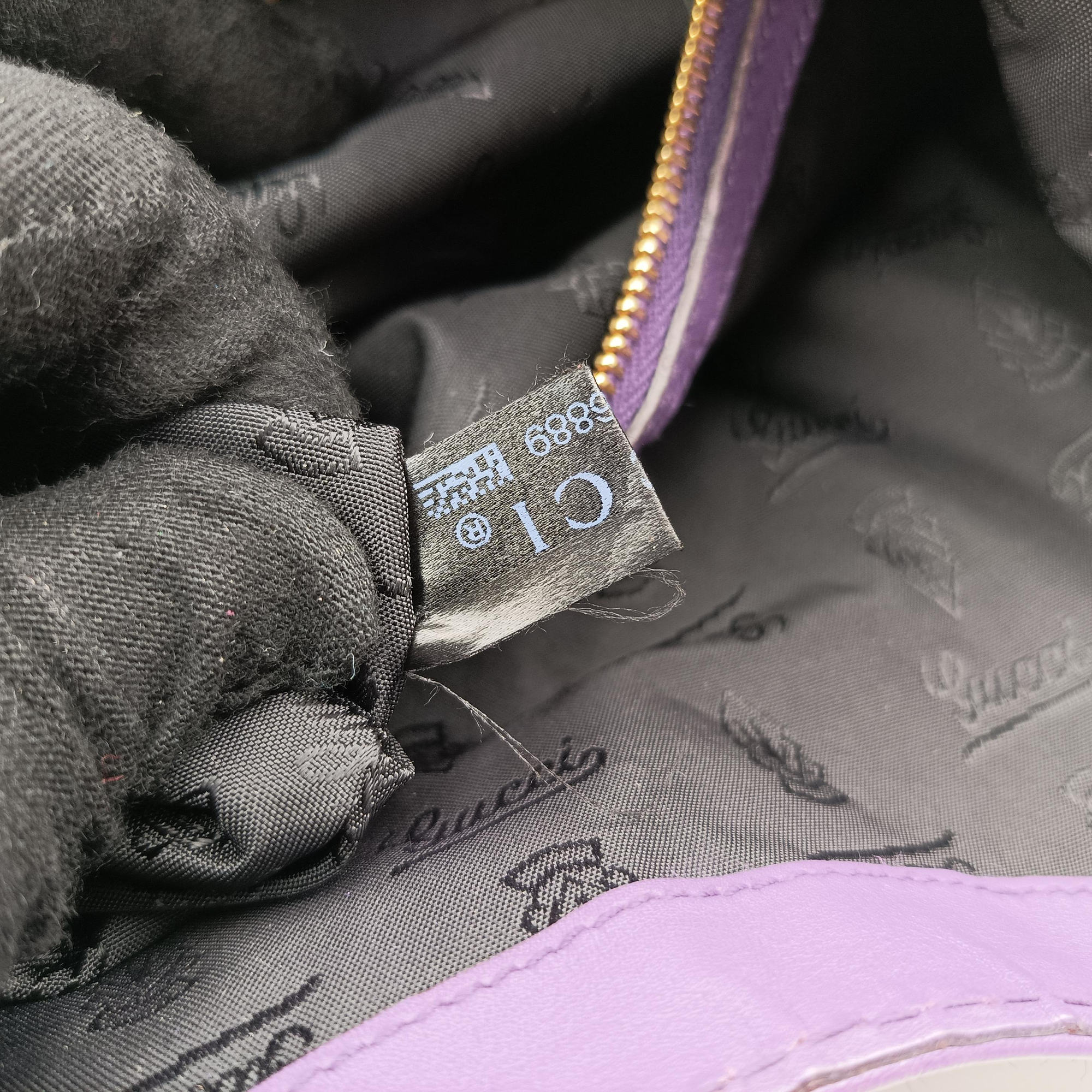 Pre-owned Gucci new jackie Purple Leather 219704 shoulderbag | stylenewstar