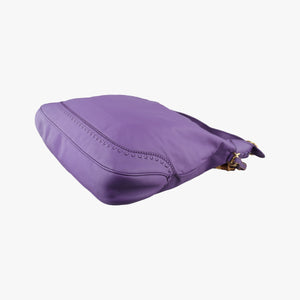 Pre-owned Gucci new jackie Purple Leather 219704 shoulderbag | stylenewstar
