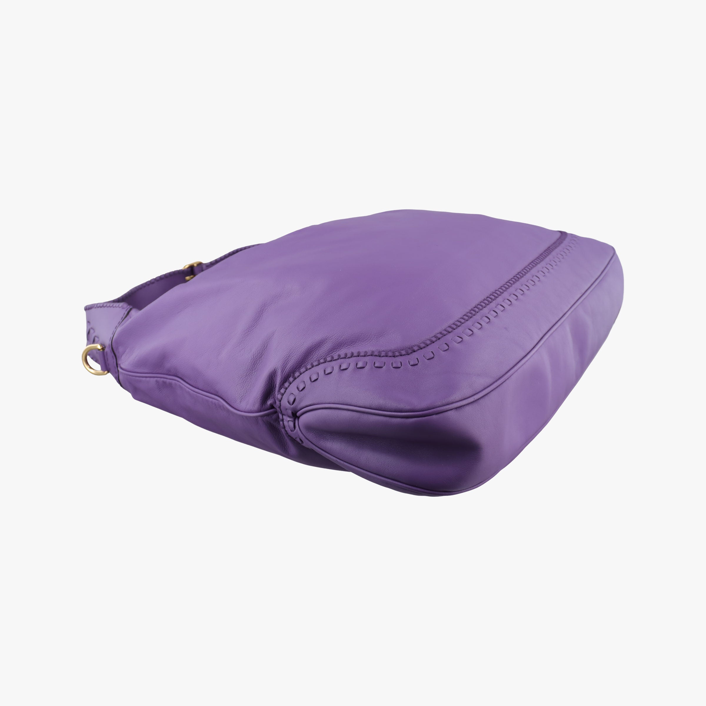 Pre-owned Gucci new jackie Purple Leather 219704 shoulderbag | stylenewstar