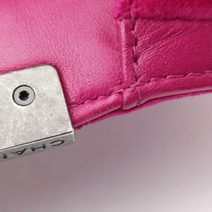 Secondhand Chanel BOY CHANEL Rose velour A67416 shoulderbag | stylenewstar