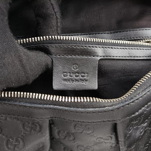 Pre-owned Gucci Icon Bit Black Leather 228584 shoulderbag | stylenewstar