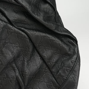 Pre-owned Gucci Icon Bit Black Leather 228584 shoulderbag | stylenewstar